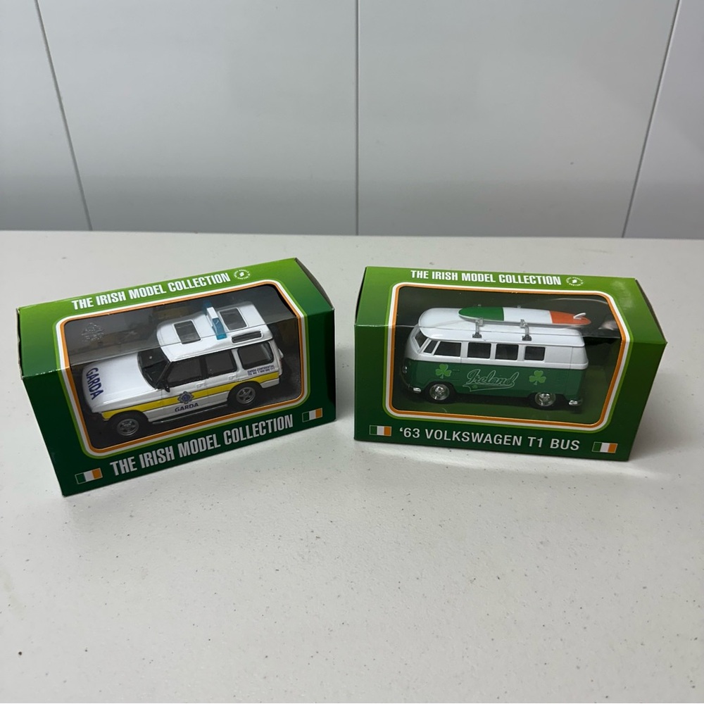Set of 2 - The Irish Model Collection 1:43 Scale Cars - New in Box